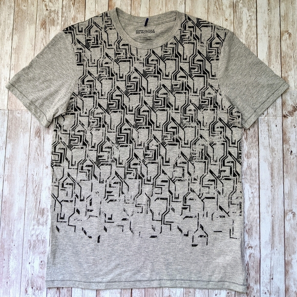 🌼 Kenneth Cole Reaction Mens Graphic Print Tee LN Size S - Picture 3 of 5